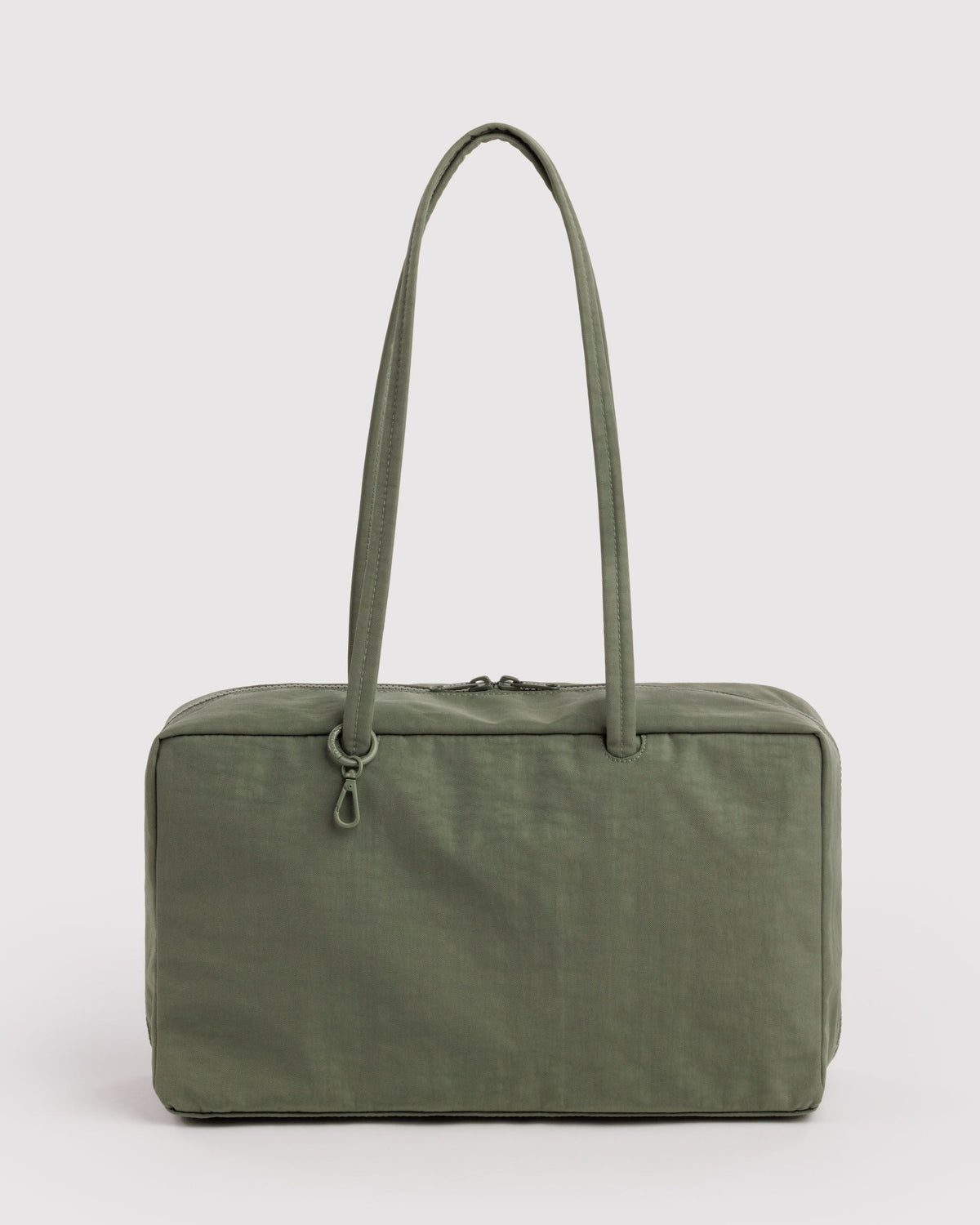 Medium Nylon Bowler Bag - Caper
