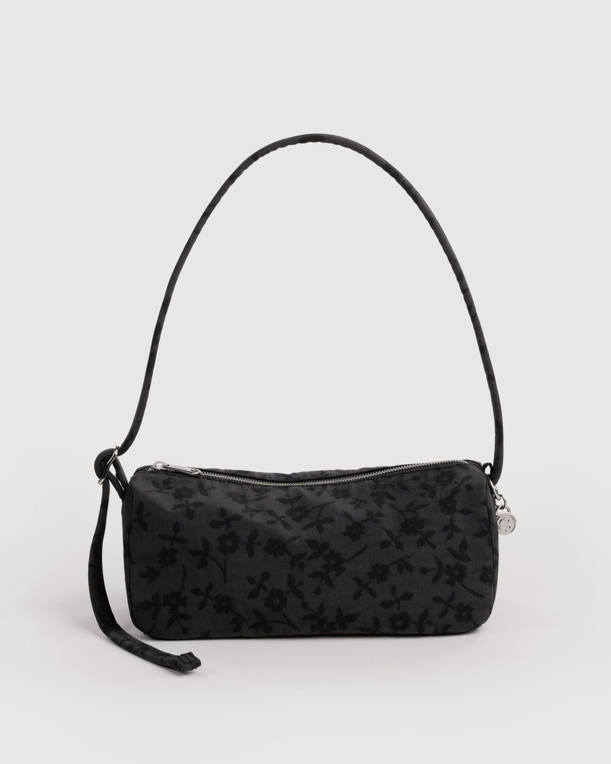 Nylon Loaf Bag - Charcoal Ditsy Floral